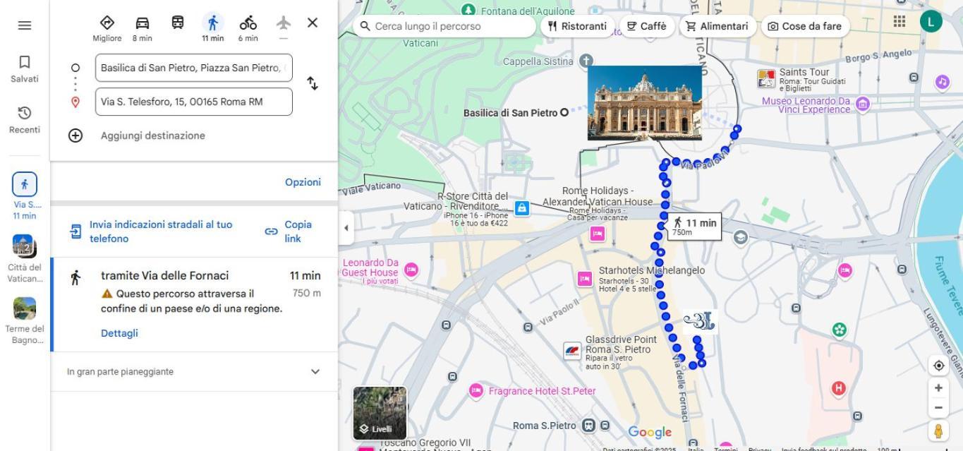 Le 3 Elle Vaticano San Pietro Rzym Zewnętrze zdjęcie